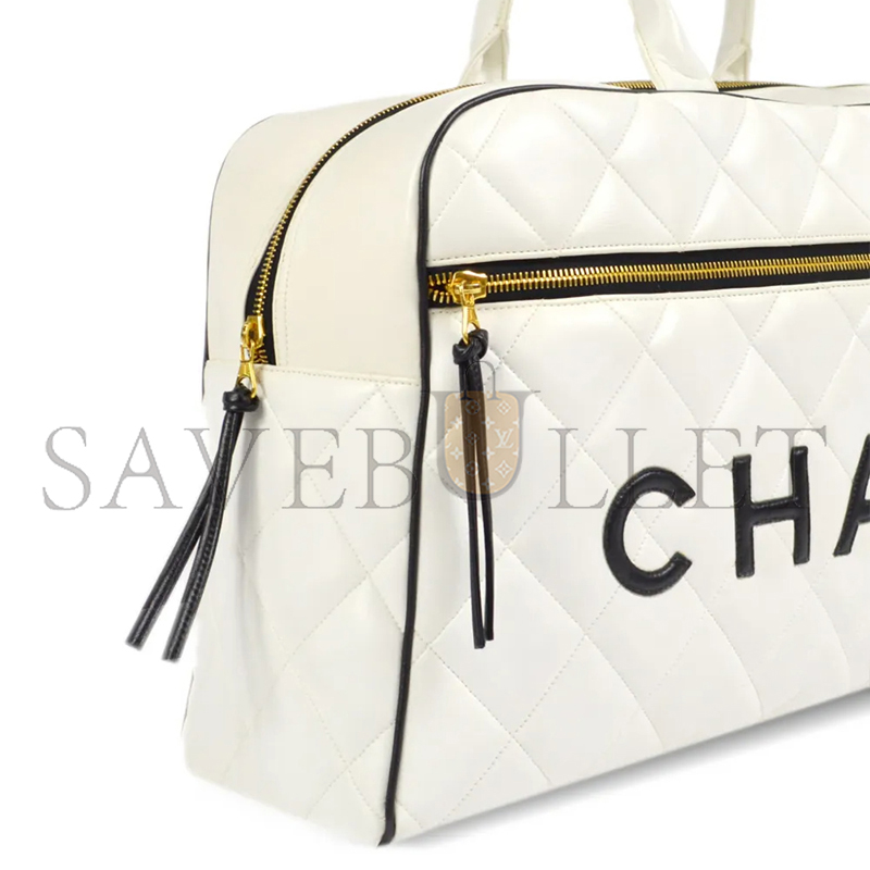 Ch**el leather travel bag a05943 (46*27*15cm)